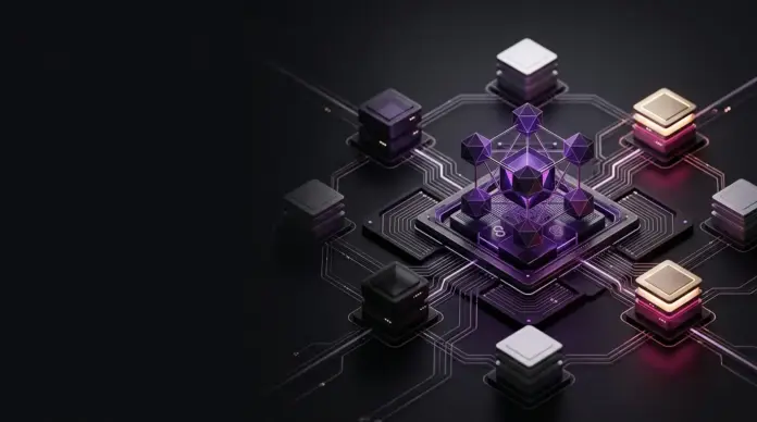 polygon-node-betreiber-sicherheitsfixes-update Polygon blockchain validator nodes connected through a secure patched network