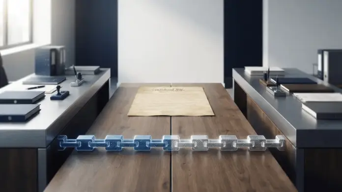 Editorial image symbolizing SEC and CFTC oversight categories for crypto-assets
