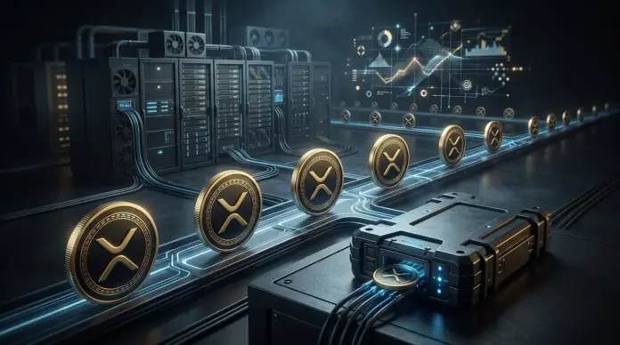 wale-dominieren-xrp-abfluesse Große XRP-Token werden aus einer dunklen Krypto-Börseninfrastruktur in sichere Verwahrung transferiert.