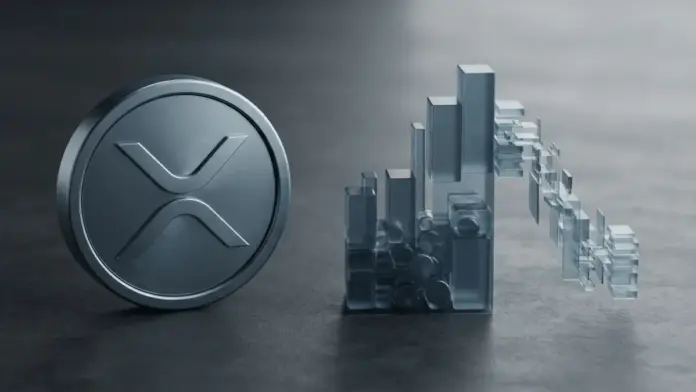 xrp-wal-akkumulation-verkaufsdruck XRP-inspired coin beside contrasting whale accumulation and selling pressure in a neutral market scene