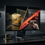 108 Anzeigen: ClickFix-Angriff zielt auf Krypto-Wallets Dunkler Computerarbeitsplatz mit goldenem Krypto-Wallet und rotem ClickFix-Malwarepfad