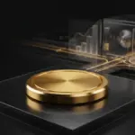 Gold digital asset token linked to secure blockchain infrastructure for stablecoin reserves