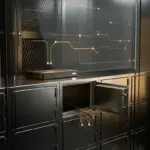 Dunkler Krypto-Tresor mit unterbrochener Verbindung symbolisiert den Orionx-Auszahlungsstopp
